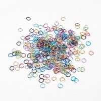 Vente en gros 8600 pièces/sac 6/8/10MM Anneaux ouverts ronds multicolores en forme de O Anneaux ouverts colorés pour la fabrication de bijoux et composants