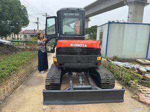 เครื่องขุดดินขนาดเล็กแบบญี่ปุ่นดั้งเดิม5.5ตันเครื่องขุด KubotaU55มือสอง U20ก่อสร้างพร้อมส่งสภาพดี - Product Image 4