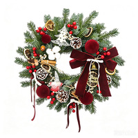 Guirlande de Noël directement de l'usine, décoration suspendue pour porte d'hôtel, cheminée, mur, aménagement de scène, accessoire photo
