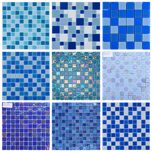 Phật Sơn Gạch <span class=keywords><strong>Mosaic</strong></span> Giá Rẻ Óng Ánh Long Lanh Màu Xanh Lá Cây Ngoài Trời Pha Lê Hồ Bơi Gạch Thủy Tinh <span class=keywords><strong>Mosaic</strong></span> Cho Tường Phòng Tắm Mozaic - Product Image 1