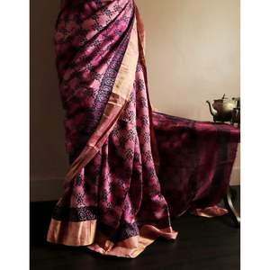 Alta demanda UDDUP Pure Rawsilk Dupion Silk Saree Modern Zari Designs Fabricante indio Ropa de fiesta Adultos Ropa paquistaní - Product Image 5