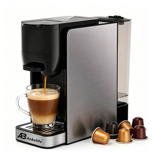 Anbo Nueva Cafetera Eléctrica Programable 4 en 1 Multicápsula con Tanque de Agua Extraíble de 0.6L Compatible con Cápsulas DG y <span class=keywords><strong>ESE</strong></span>, para Hoteles y OEM - Product Image 1