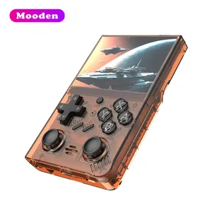 J R35 Plus Handheld Game Console Linux System 3.5 Inch IPS Screen 64GB 1000 Games Portable Handheld Video Gaming Console R36S