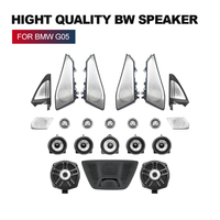 Système audio de voiture de haute qualité en ABS et acier inoxydable, couvercle LED lumineux pour tweeter et subwoofer pour X5 G05 X7 G07, Plug&Play