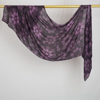 Groothandel 40s Modal Etnische Bloem/Dot Print Hijab Moslim Sjaal Luxe Zachte Aanraking Shawl Gebeds Hoofdbedekking