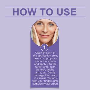 Crème anti-rides Hoygi 50g pour le soin de la peau du visage, réduit les ridules, raffermit la peau, marque privée - Product Image 5