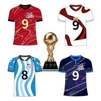 2026 Internationale Fußball-Saison Spanien Fan-Fußballtrikots 100% Polyester Atmungsaktiv Schnelltrocknend mit Mehreren Europäischen Motiven