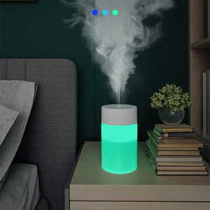 USB Ultrasonic Air Humidifier LED Lamp Mini <b>Essential</b> <b>Oil</b> <b>Diffuser</b> Car Purifier Aroma Anion Mist Maker With Romantic Light - Product Image 1