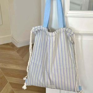 Convertible Drawstring <b>Backpack</b> Multi-Way Gym Travel Outdoor Beach Sustainable Lightweight Wholesale Canvas Cotton Bag - Product Image 1