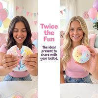Jouets anti-stress sonores personnalisés avec logo, en forme de donuts croustillants, avec revêtement chocolaté croustillant et jouets compressibles moelleux