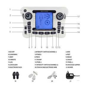 Portátil Smart <span class=keywords><strong>Digital</strong></span> <span class=keywords><strong>Therapy</strong></span> Pain Relief Máquina <span class=keywords><strong>Hot</strong></span> Sales Eletrônico Slimming Pulse Massager para Corpo Portátil Dezenas - Product Image 1