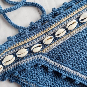 Bikini de Ganchillo Hecho a Mano Personalizado con MOQ de 50 Unidades, Sexy y Atractivo para Chicas de 18 Años, Traje de Baño de Dos Piezas, Bikini de Tiras para Mujer - Product Image 4