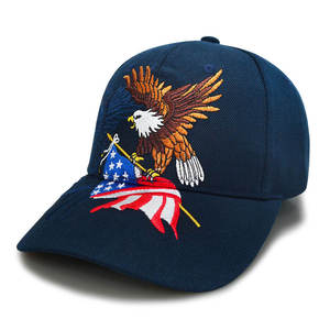 Wholesale USA Eagle Baseball Caps Fashion USA Golf <b>Hats</b> Custom Embroidered Multi-color Baseball <b>Hat</b> With Adjustable Back Closure - Product Image 2