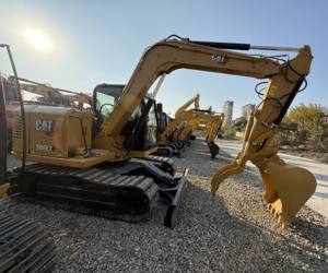 Excavatrice d'occasion Cat308E2 avec pince et chenilles en caoutchouc, Cat 8 tonnes, accessoires personnalisés, machines d'occasion, EPA CE, à vendre - Product Image 1