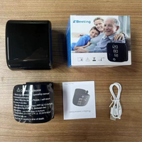 USB Charging Wrist Electronic Sphygmomanometer High Definition Large Screen Intelligent Voice Home Blood Pressure Monitor