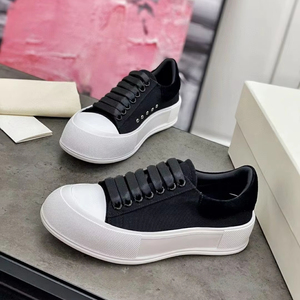 Zapatillas transpirables de lona para parejas, para correr y caminar, con suela gruesa, cómodas, informales, resistentes a los olores y que absorben los impactos. - Product Image 1