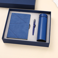 Promo Ensemble Cadeau Luxe A5 Personnalisable en Cuir PU : Carnet, Stylo, Mug Isotherme et Clé USB pour Entreprises