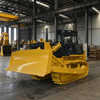 Bulldozer 24 tonnes à vendre directement de l'usine, tracteur chenillé moyen avec lame inclinable droite - Prix