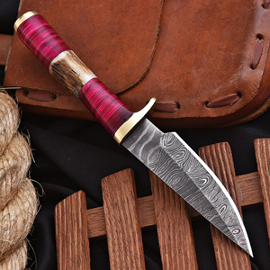 Cuchillo de Caza de Acero Inoxidable de Alta Calidad con Punta Caída, Mango de Madera Natural, para Camping y Bushcraft, Profesional, con 3 Años de Garantía - Product Image 4