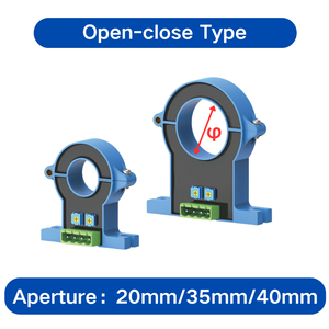 Yucheng HEYK AC <span class=keywords><strong>DC</strong></span> 30A-200A/4-20mA 10V 5V Hall Etkisi Akım Trafosu Bölünmüş Çekirdekli Verici RS-485 %0,5 Doğruluk - Product Image 3