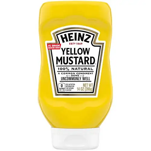 มัสตาร์ดสีเหลือง Heinz (ขวด14ออนซ์)