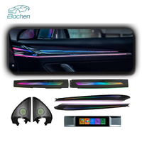 Éclairage d'ambiance de voiture 64 couleurs LHD/RHD pour Tesla Model 3 2020-2023, accessoires d'éclairage intérieur LED pour mise à niveau Model Y