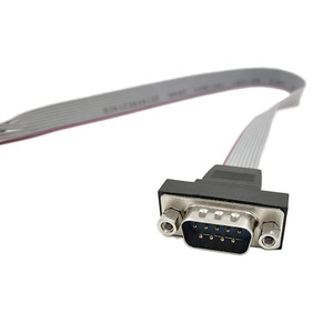 Kabel Port Serial RS232 DB9 Male 2 Port ke Dual IDC 10 Pin dengan Braket Logam untuk Motherboard/Mainboard - Product Image 4