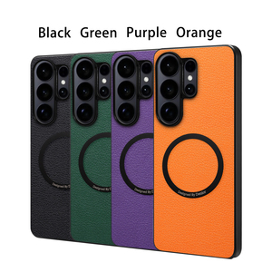 Funda Magnética para Teléfono Denior de Cuero PU con Textura de Litchi, Compatible con Carga Inalámbrica para Samsung S26 S25 S24 S23 Serie ZFold7 - Product Image 6