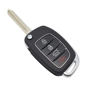 Coque de <span class=keywords><strong>clé</strong></span> de voiture à 4 boutons avec lame HYN14R, coque de remplacement pour télécommande de <span class=keywords><strong>clé</strong></span> de voiture - Product Image 5
