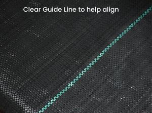 Toile de paillage paysagère anti-mauvaises herbes pour l'agriculture, Meilleure vente, 100% matière vierge PP tissé 100 g/m², Barrière anti-mauvaises herbes, Prix - Product Image 3