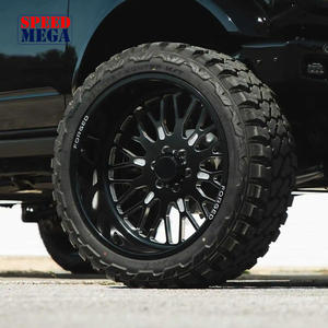 ล้อรถบรรทุกแบบฟอร์จ Super Single ขอบลึกพิเศษ ขนาด 20 22 24 26 28 30 นิ้ว 26x14 26x16 8x165.1 สำหรับรถ Dodge RAM 2500 ปี 2006 - Product Image 3