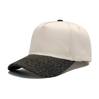Gorra de Béisbol de 5 Paneles Personalizada con Bordado, Gorra de Béisbol con Logotipo Impreso en Dos Tonos