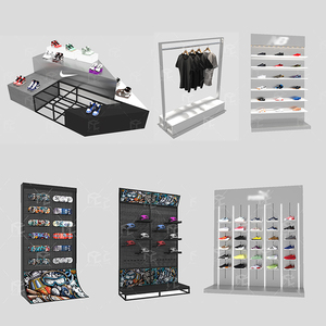 Kệ trưng bày giày thể thao đặt làm riêng, nội thất cửa hàng bán lẻ quần áo, thiết kế nội thất cửa hàng thể thao, giá trưng bày quần áo - Product Image 4