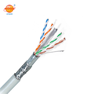 Jinhuanyu SFTP-HSYVP Mạng Cáp CAT5e CAT6 sợi cáp 24AWG đồng nguyên chất 4 cặp 100MHz Gigabit <span class=keywords><strong>Ethernet</strong></span> trung tâm dữ liệu CCTV - Product Image 3