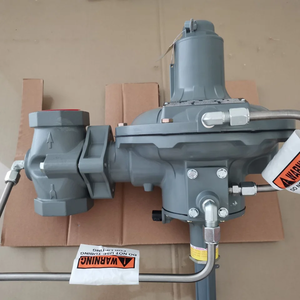 China Combustible Skid Montado Personalizado OEM Fisher 299H Reguladores reductores de presión Regulador de <span class=keywords><strong>gas</strong></span> de alta presión operado por piloto Precio - Product Image 2