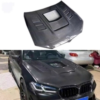 Capot de remplacement TOPxin en fibre de carbone sèche avec contour avant pour BMW Série 5 G30 G38 M5 F90 – Idéal pour la rénovation/amélioration