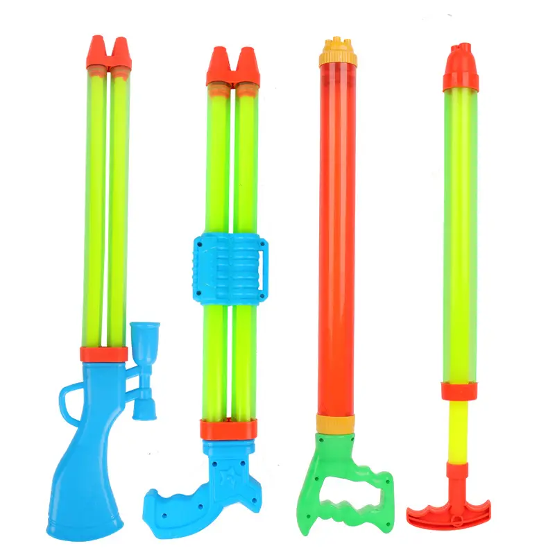 खिलौना बंदूक बच्चों का दबाव लंबी दूरी की नई डिजाइन गर्मियों में डबल बार्लेट बड़ी पानी की बंदूकें