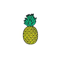 Broches originales sur le thème des fruits, badges en métal de dessin animé (ananas, cerise, pastèque, fraise) pour vêtements et accessoires de sac