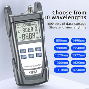 Optik Fiber optik güç ölçer, 10 dalga boyunda yüksek hassasiyetli kırmızı ışık kalem aydınlatma optik zayıflama test cihazı - Product Image 3