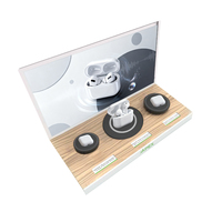 APEX présentoirs de casque au détail de lumière LED en acrylique personnalisés pour écouteurs sans fil supports d'affichage de produits électroniques