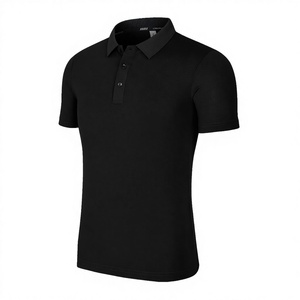 Polos de Hombre Más Vendidos, de Algodón y Poliéster, Transpirables, de Secado Rápido, Cómodos, de Manga Corta, Talla Adulto, Color Sólido - Product Image 4
