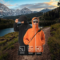 Veste Imperméable et Coupe-Vent Fine Pelliot Unisexe pour Adultes, Vêtement d'Extérieur Décontracté en Polyester