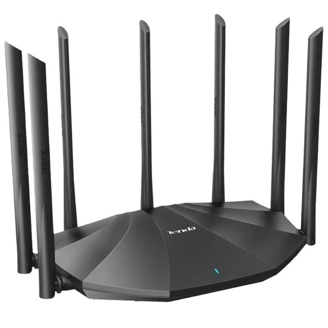 Tenda AC23 AC2100 Dual-Band Gigabit Wi-Fi 6 Router Wireless Wifi Router WIFI Repeater 7*6dBi High Gain Antennas Wider Coverage