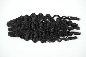 Cabello Humano Virgen Brasileño Remy Crudo, Paquete de Doble Trama a Máquina, Venta al por Mayor, 100% Sin Procesar, Textura Personalizable, Sin Caída - Product Image 4