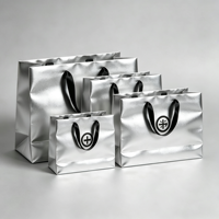 Sacs en papier kraft brun de 16 lb avec impression de logo personnalisé, sacs SOS pour la livraison de repas, de pain et de nourriture à emporter pour restaurants