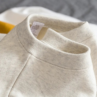 Fabricants de vêtements, sweat-shirt à col rond à manches longues de haute qualité, hiver, 400g, unisexe, couleur unie, ample, simple, décontracté
