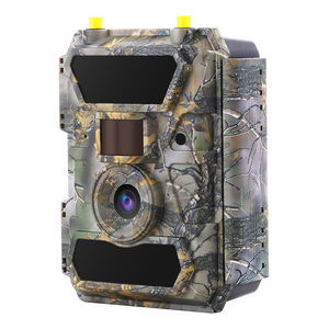 Caméra de chasse sans fil cellulaire 4G LTE résistante aux intempéries avec batterie/alimentation solaire, 1080P HD, 24MP CMOS, SD - Product Image 1