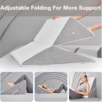 Einstellbares Memory Foam-Keil kissen mit zwei schicht iger Unterstützung Mehrzweck-Dreiecks bettkeil zum Lesen des Schlafes und zur Schmerz linderung