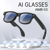 Lunettes intelligentes IA avec microphone, verres photochromiques anti-lumière bleue, modèle G3, vente en gros transfrontalière
