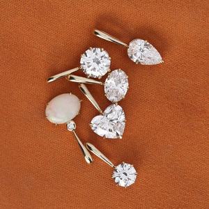 925 Серебряное ювелирное изделие с цирконием, овальная подвеска, опаловое ожерелье на заказ - Product Image 5